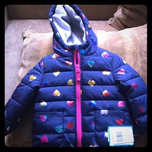 Carter’s 18 months rainbow hearts jacket